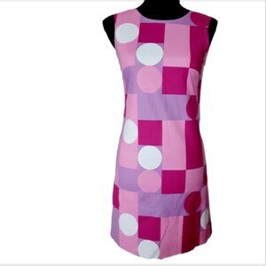 Esprit Vintage geometric shift mini sleeveless dress